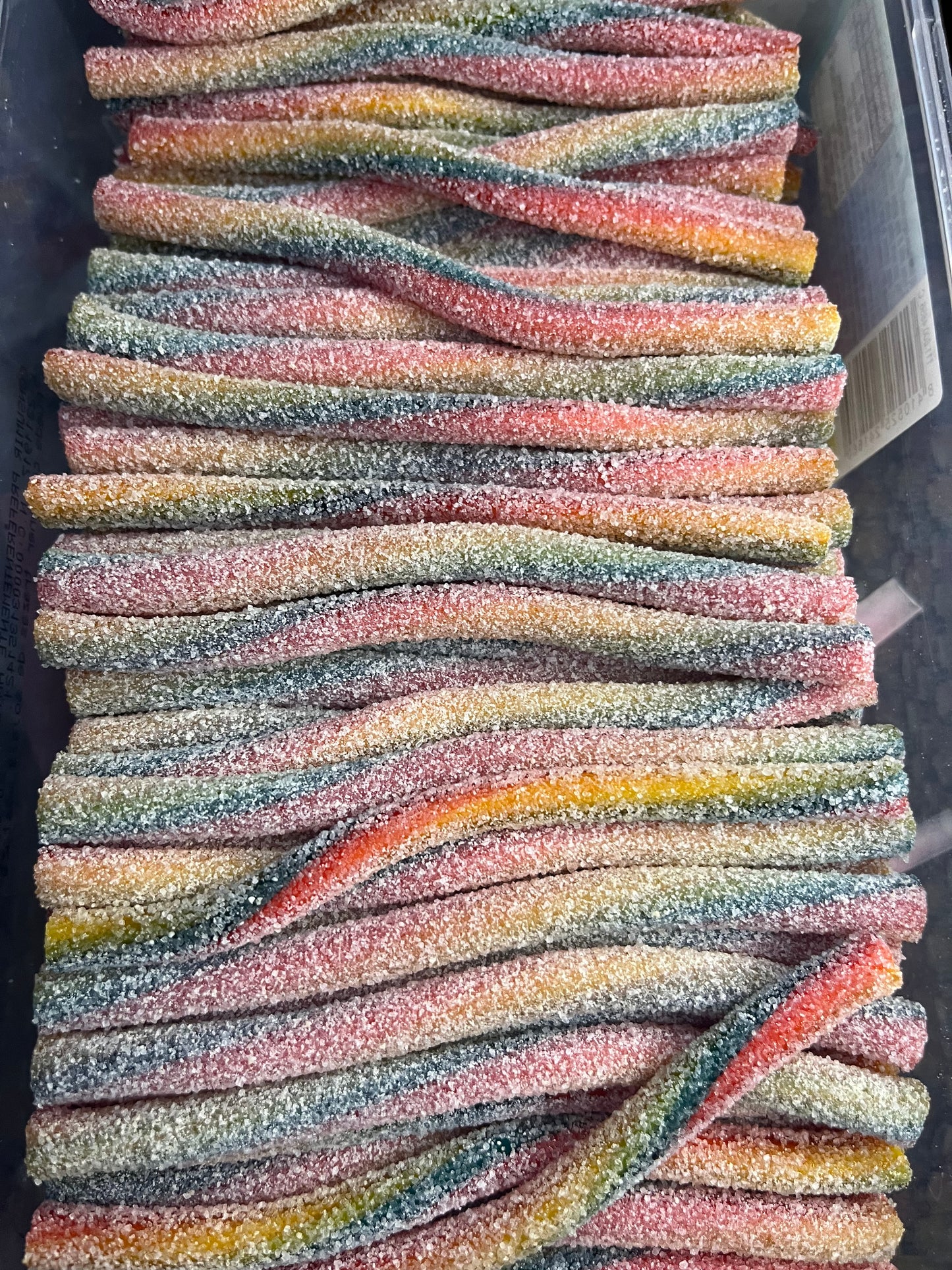 mini torsade multicolore acide/ lot de 5