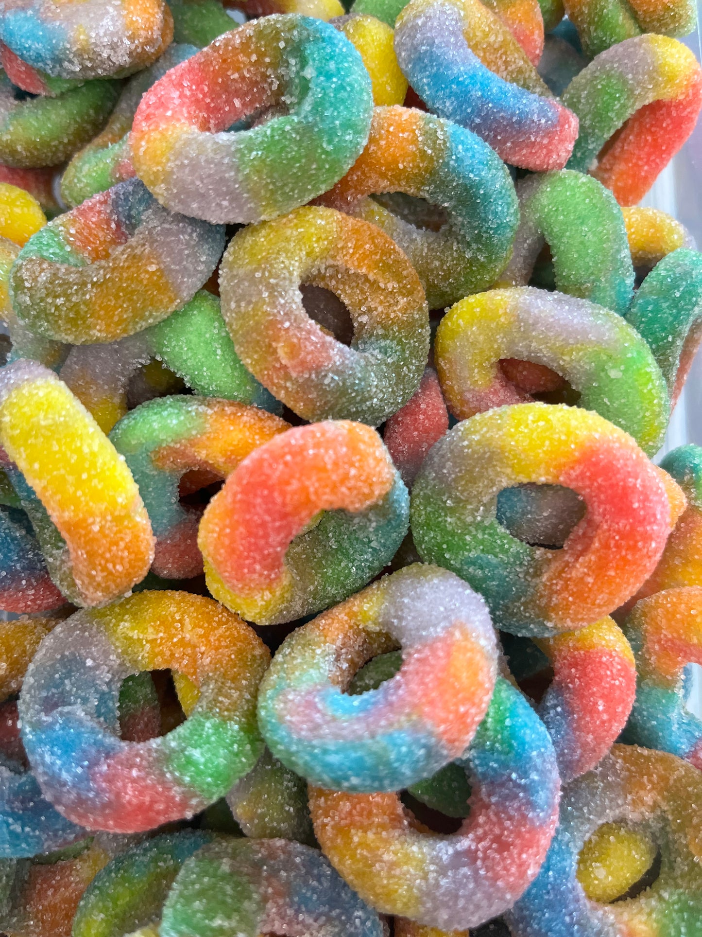 anneaux multicolores / 100g