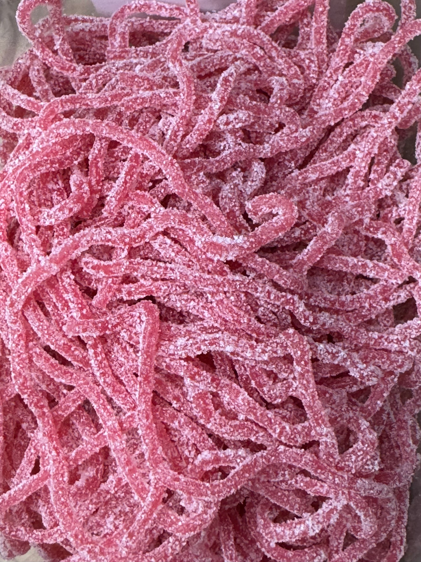 Lacets acidulés fraise / lot de 10