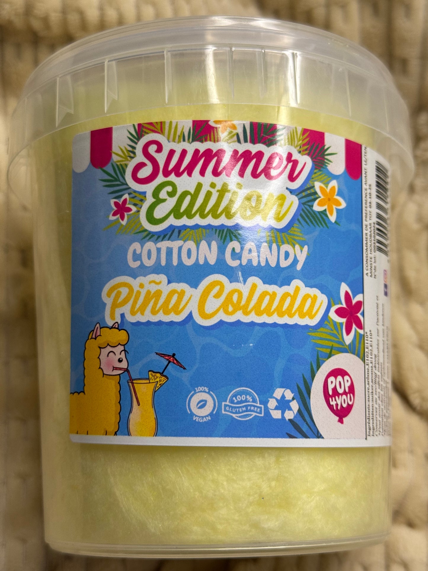 Barbe à papa pina colada