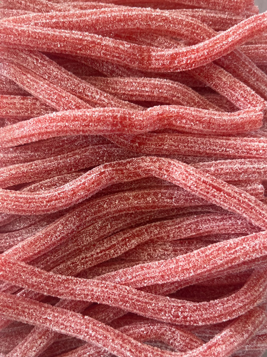 Torsade fraise / lot de 5